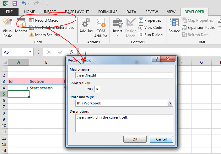 Excel Macro For Generating Sequential Id Numbers Emil s Lost Found 